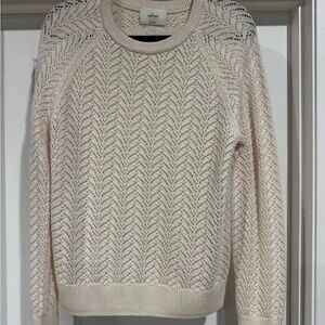 Wilfred Ivory Textured Knit Sweater